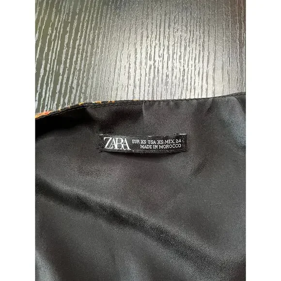 Gorgeous Zara Boho Paisley Wrap Dress with Fringe Details - Picture 4 of 8